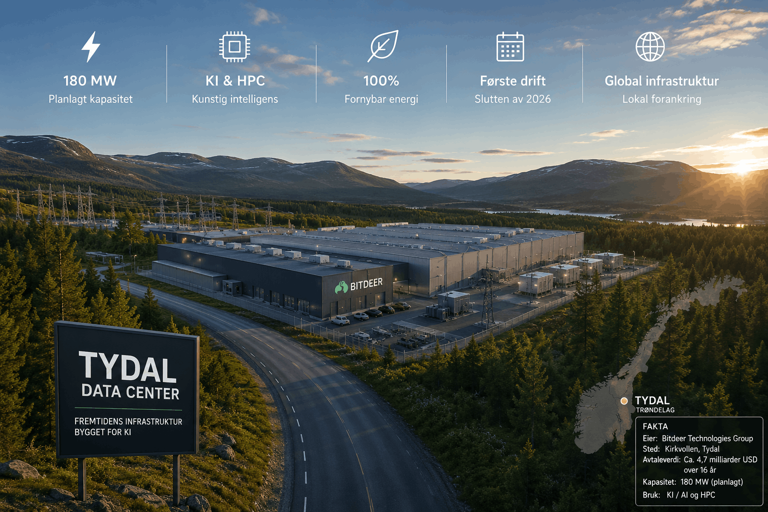 Tydal Data Center / ChatGPT